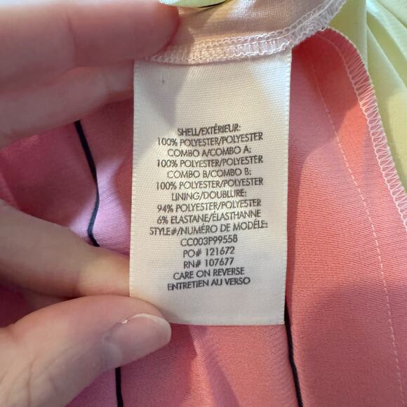 ALICE + OLIVIA Vivienne Midi Dress with Rainbow Pleated Skirt and Tank Top Sz 8 - Picture 6 of 7